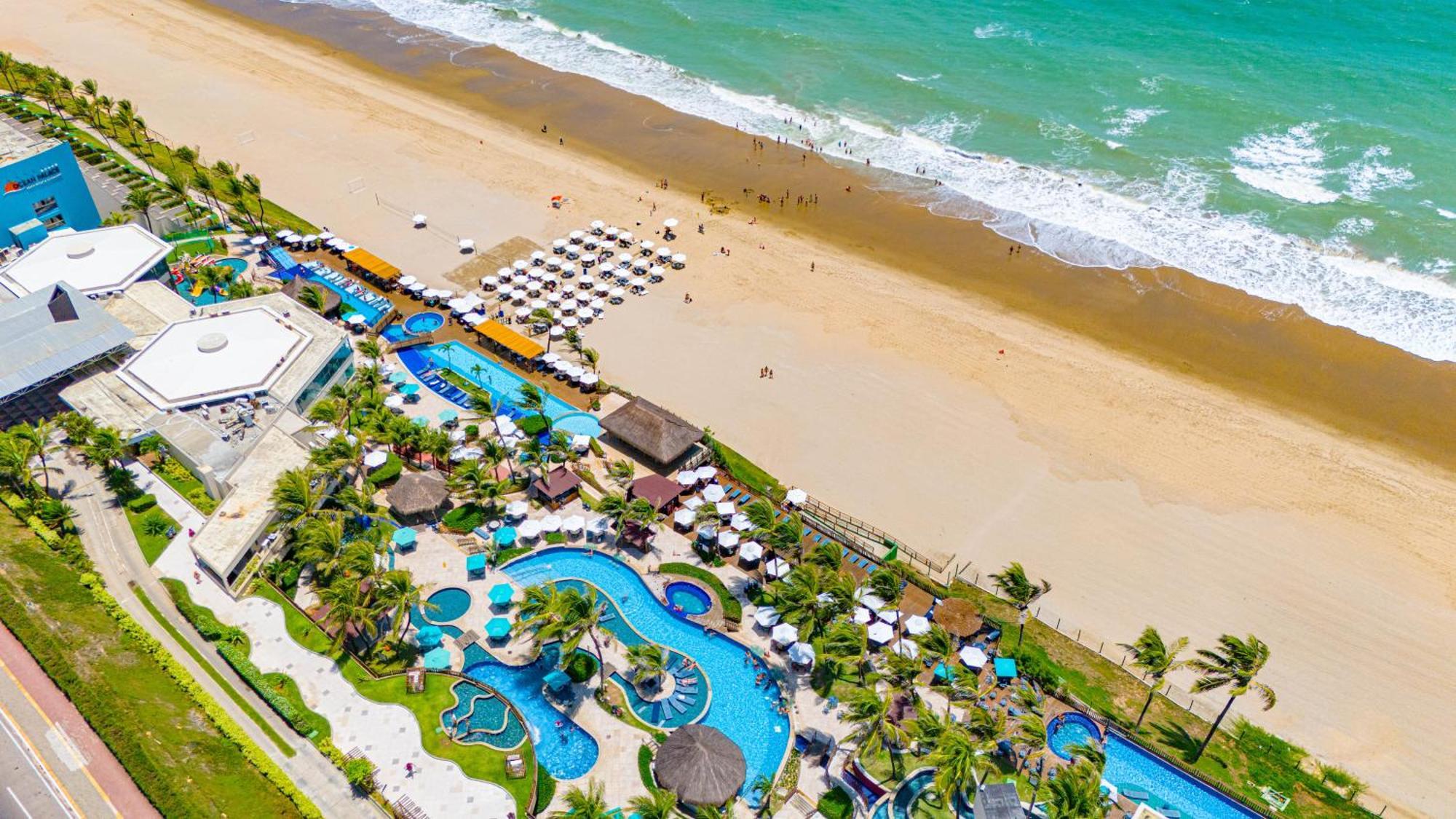 Ocean Palace All Inclusive Premium Натал Екстериор снимка Aerial view of the resort